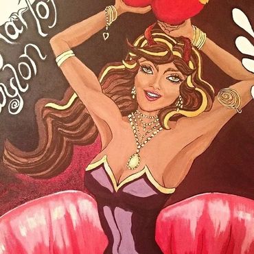 "Lust" ~ The Harlot of Babylon was said to wear purple and was dripping in gold...