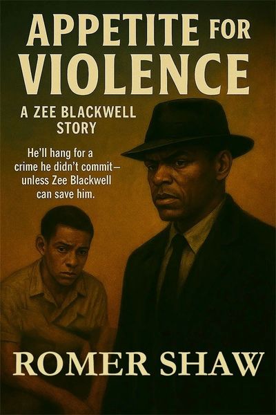 Appetite for Violence, A Zee Blackwell Story, Romer Shaw, 1805 Publishing
