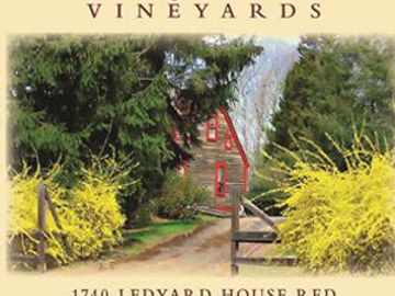 Ledyard House Red blending Estate Grown St. Croix and Marquette wines.