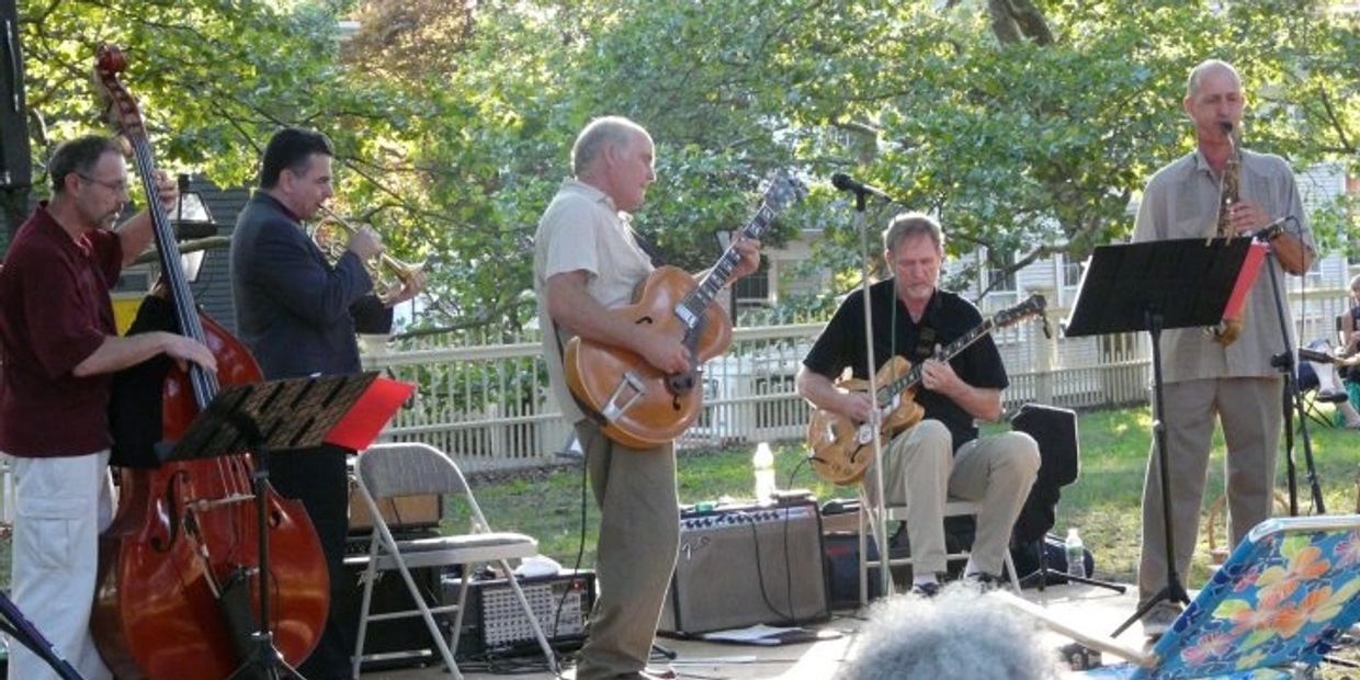 Playing with the band