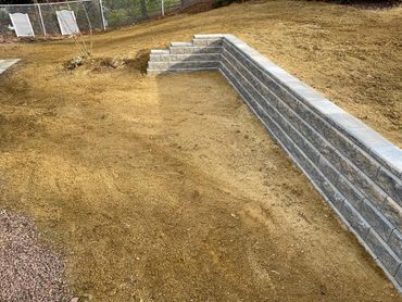 Retaining wall AFTER
