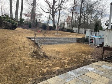 Retaining wall AFTER