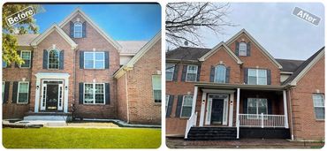 Porch BEFORE AND AFTER