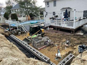 Retaining wall IN PROGESS