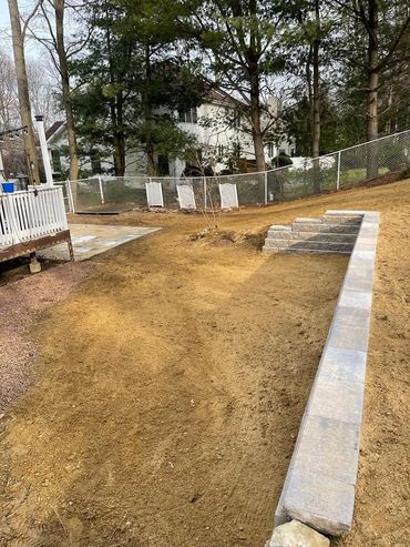 Retaining wall AFTER