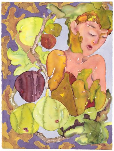 Figment in Gold
Watercolor