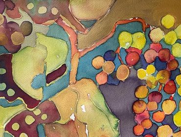 Gold Gathers
Watercolor