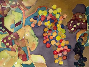 Gold Gathers
Watercolor