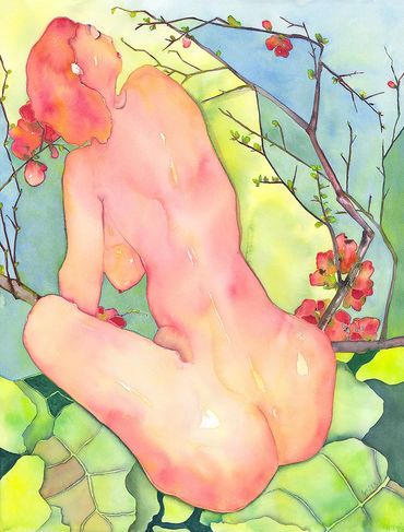 Quince Nude 1
Watercolor