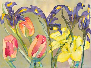 Yellow House Garden II
Watercolor