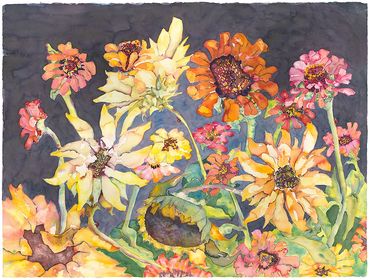 Yellow House Garden I
Watercolor