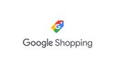 Google Shopping logo with a colorful price tag icon.