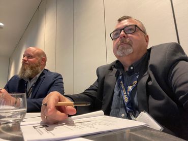 State President Jake Driskell and State Secretary Keith McCary attending the 2025 Southern States Fo