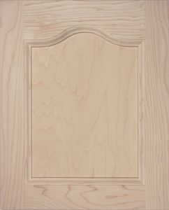 P02 plywood panel door cathedral top, MDF panel, cabinet door, solid wood