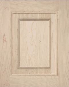 S01 Solid Wood Cabinet Door, Straight top, raised panel, kitchen door