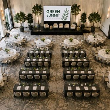 Corporate event floor plan layout Toronto | MB Designs Inc.