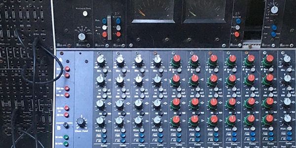 Glensound BBC sound mixing desk