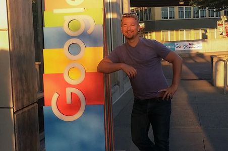 Adam at Google Seattle before meeting with cloud development team