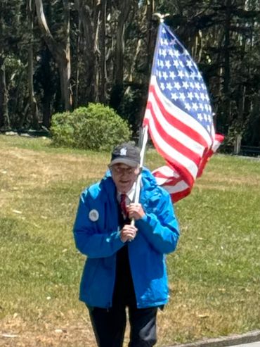 Brother Ron holding steadfast.