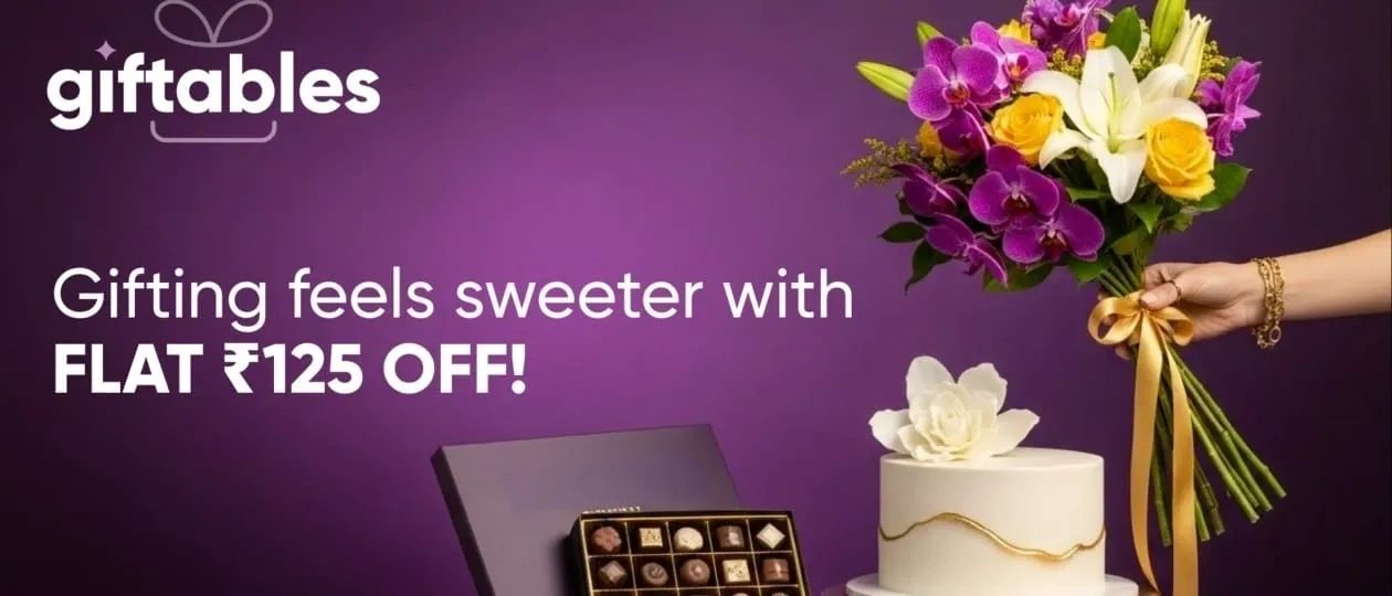 Giftables offers ₹125 off on gifting.