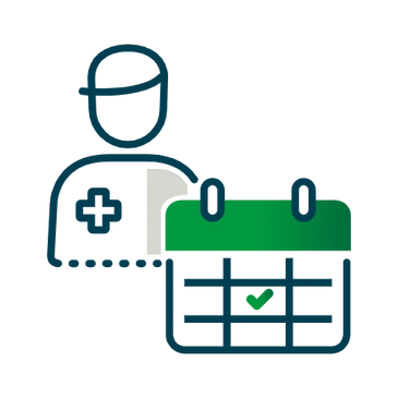 A calendar with a check mark, representing our commitment to consistent and reliable client care.