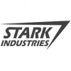 Logo of Stark Industries with stylized text and an arrow.