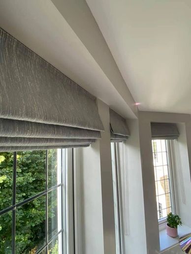 Roman blinds material give a huge benefit in keeping the draft out and the warmth in. 