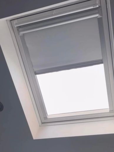 skylights windows have a simple solution for blinds. Velux slide for a great way to control light