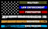 Military
Law Enforcement
Firefighter
Corrections
Dispatch
EMS
Rescue
