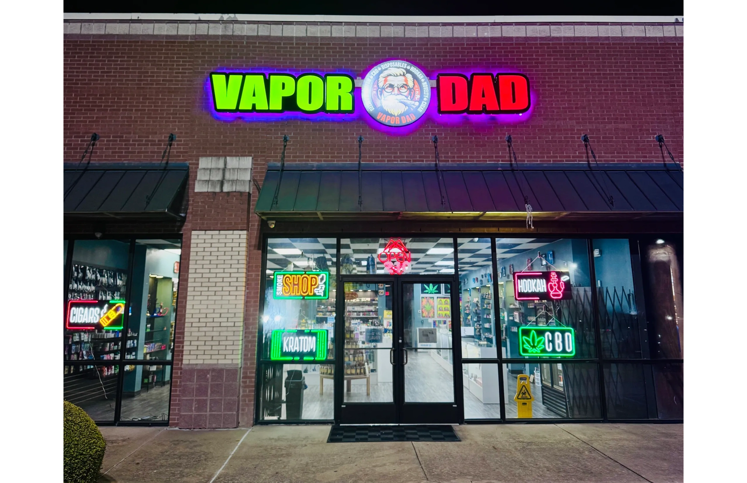 Vapor Dad Plano smoke shop storefront