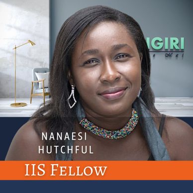 Nanaesi Hutchful with a note saying she is an Interactive Ideation Session Fellow