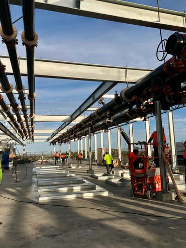 Central plant for district heating & cooling - Monash University