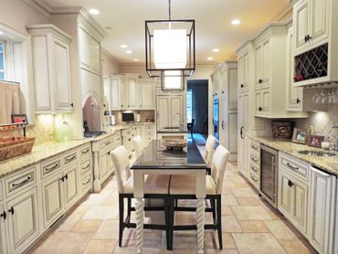 Painted cabinets - Revere Pewter