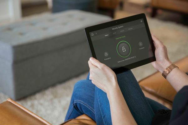 Mobile App Alarm Touch Screen Interface