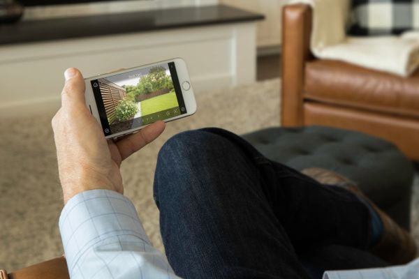 Mobile App Surveillance Touch Screen Interface
