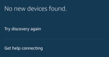 Control4 No new devices found Home automation