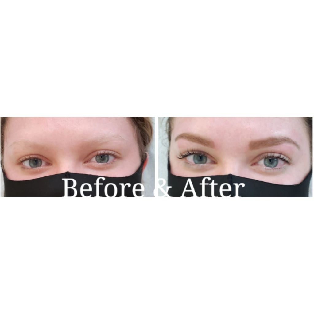 Lash lift and Tint and Henna eyebrows!