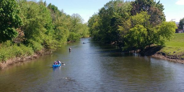 Canoeing on the Lackawanna River