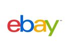 Colorful eBay logo on white background.