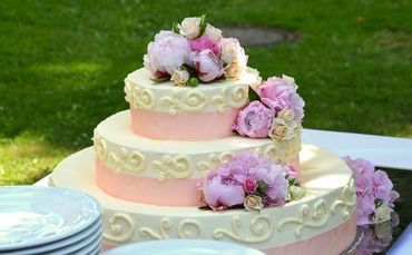 A wedding cake