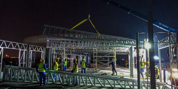 Light gauge steel (LGS) Building using 3D design, fabrication and construction