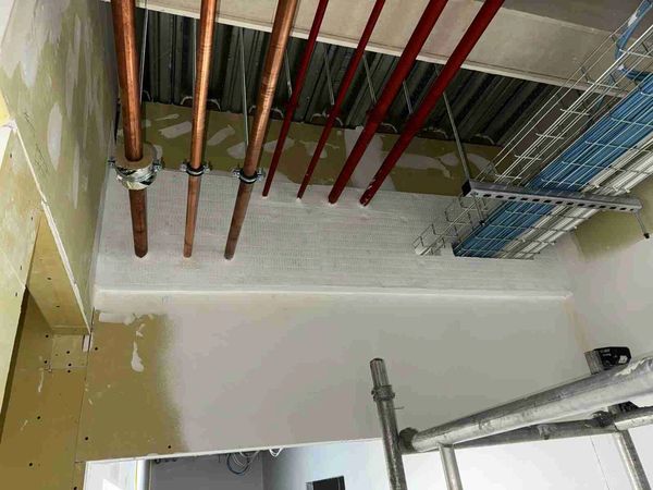 IGNIS Firestopping System, batt & mastic, Graphite wraps, pipe collars, putty pads, trunking pillows