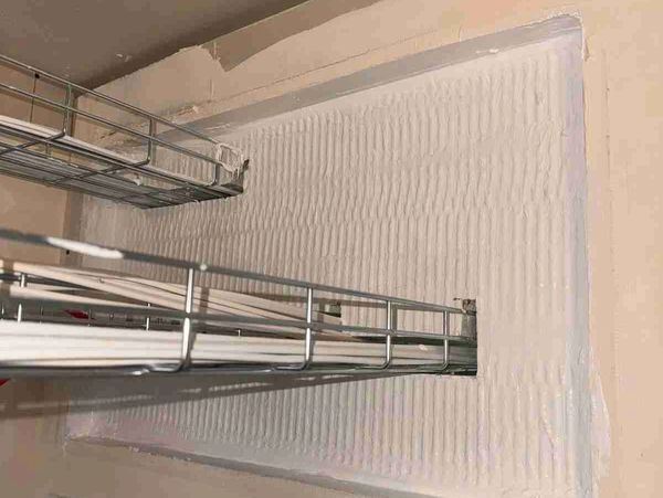 Firestopping Systems, batt & mastic, Graphite wraps, pipe collars, putty pads, trunking pillows, MEP
