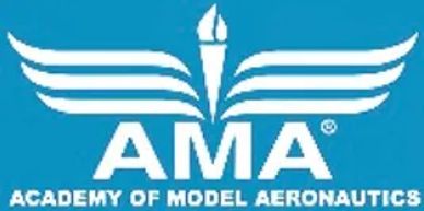 Blue and White Academy of Model Aeronautics logo