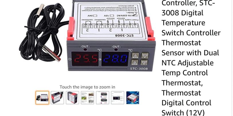 STC-3008 dual temperature controller