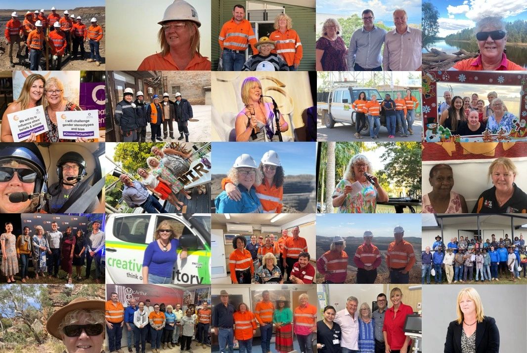 Collage of diverse groups and individuals in safety gear and casual settings.