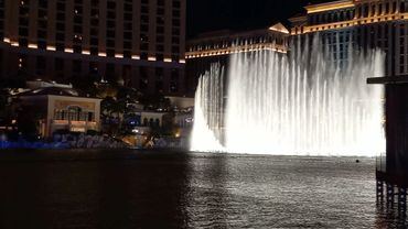 The water show at Bellagio