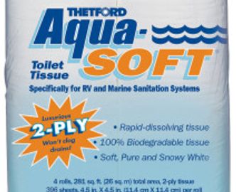 Thetford Aqua-Soft brand 2 ply RV toilet paper