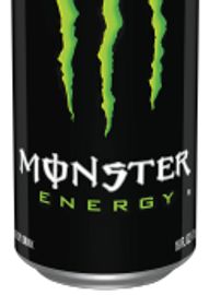 16 ounce can of Monster energy drink