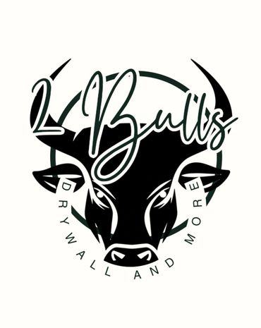 Logo featuring a bull's head with text 'L' Bull's Drywall and More'.